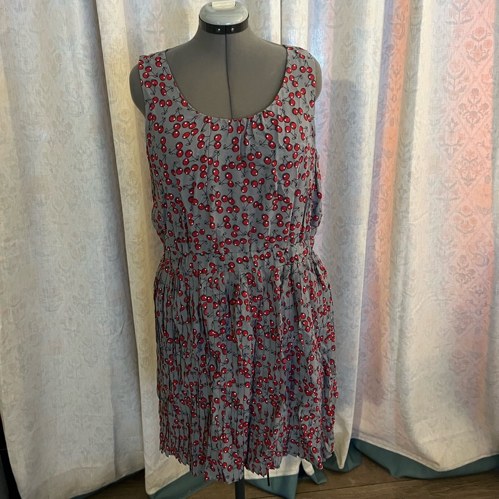 Taylor Cherry Print Dress